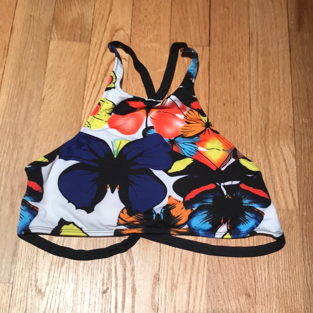 High neck bathing suit tp
